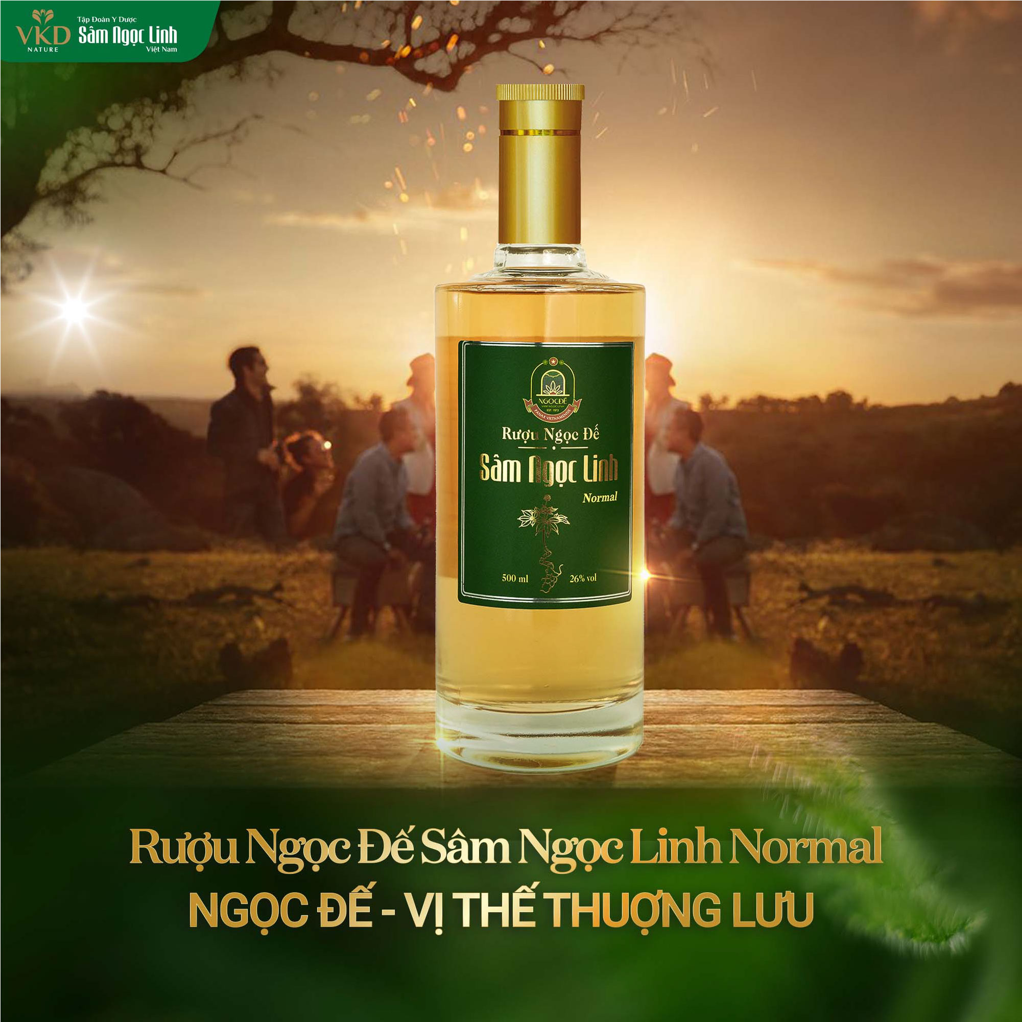Rượu Ngọc Đế Sâm Ngọc Linh Normal 500ml
