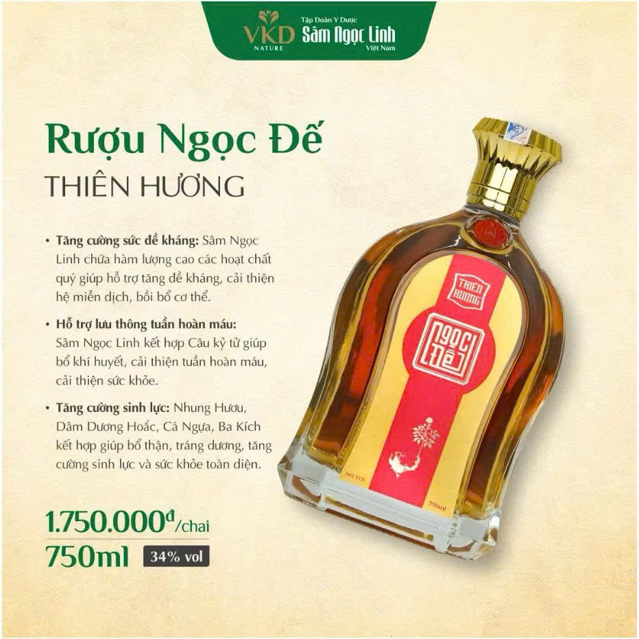 Rượu Ngọc Đế – Thiên Hương