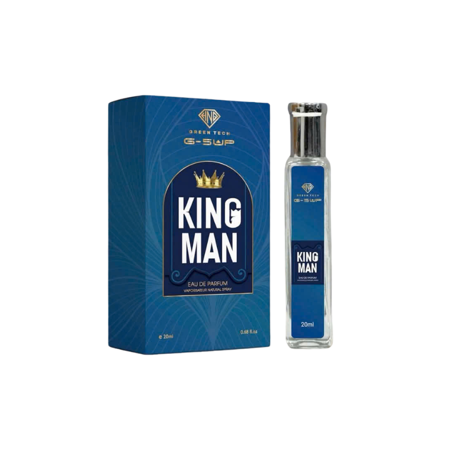 Nước Hoa Nam King Man 20ml – Hương Nam Tính Mạnh Mẽ, Lưu Hương Lâu, Nhỏ Gọn Tiện Mang Theo