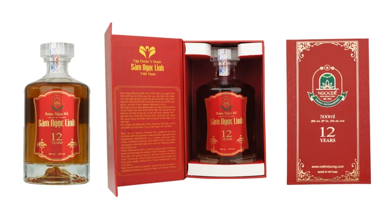Rượu Ngọc Đế Sâm Ngọc Linh 12 năm