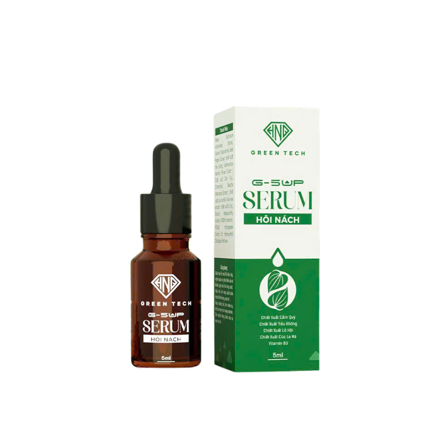 Serum Đặc Trị Hôi Nách Hôi Chân G-5UP Green Tech – Khử Mùi Hiệu Quả, Giảm Mồ Hôi, Ngăn Mùi Cơ Thể, Lưu Hương Dễ Chịu