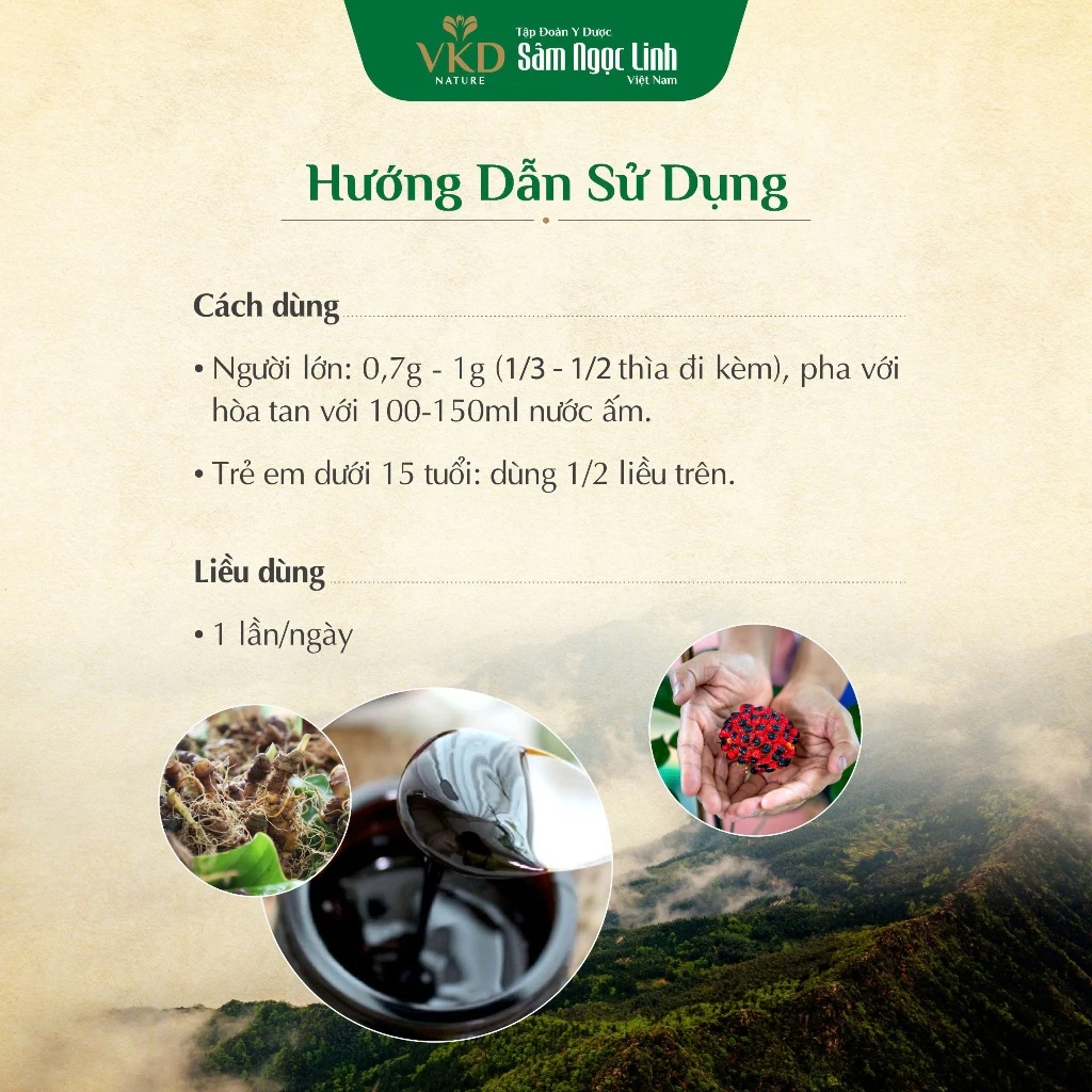 Cao Sâm Ngọc Linh Mật Ong VKD