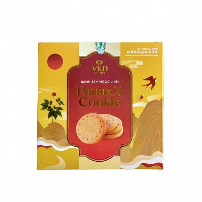 Bánh Sâm Ngọc Linh PanaxX Cookie – Bánh Dinh Dưỡng Từ Sâm Ngọc Linh, Bổ Sung Năng Lượng Tiện Lợi